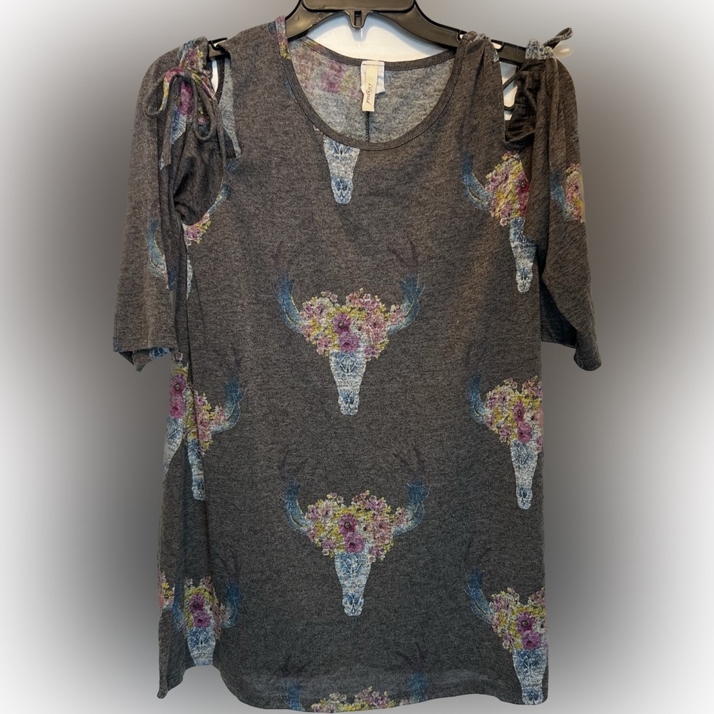 🎉3 for 30🎉Lily pad women’s off the shoulder blouse sz medium